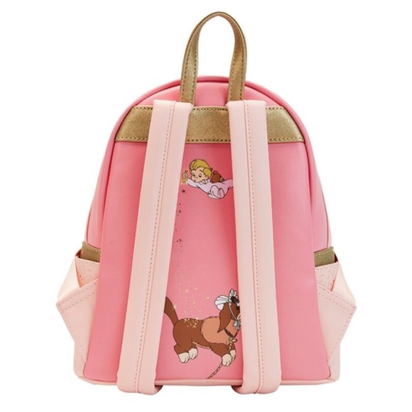 NWT PETER PAN LOUNGEFLY BACKPACK AND WALLET - Picture 3 of 9